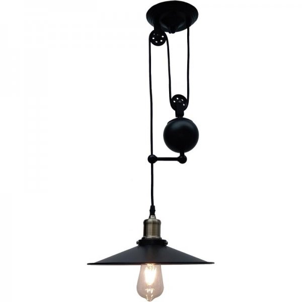 Подвесной светильник Loft Cone Pendant Equilibrium Черный Подвесной светильник Loft Cone Pendant Equilibrium Черный в Липецке | Loft Concept