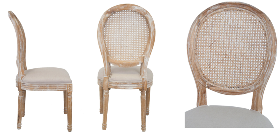 Стул French chairs Provence Beige Rattan 2 Chair Стул French chairs Provence Beige Rattan 2 Chair - Loft-Concept в Липецке