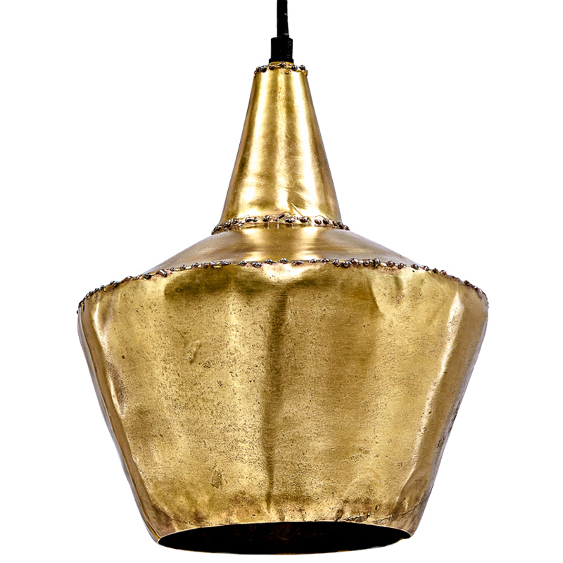 Подвесной светильник Rough Gold Pendant Винтажное глянцевое золото с состаренным эффектом Подвесной светильник Rough Gold Pendant Винтажное глянцевое золото с состаренным эффектом в Липецке | Loft Concept