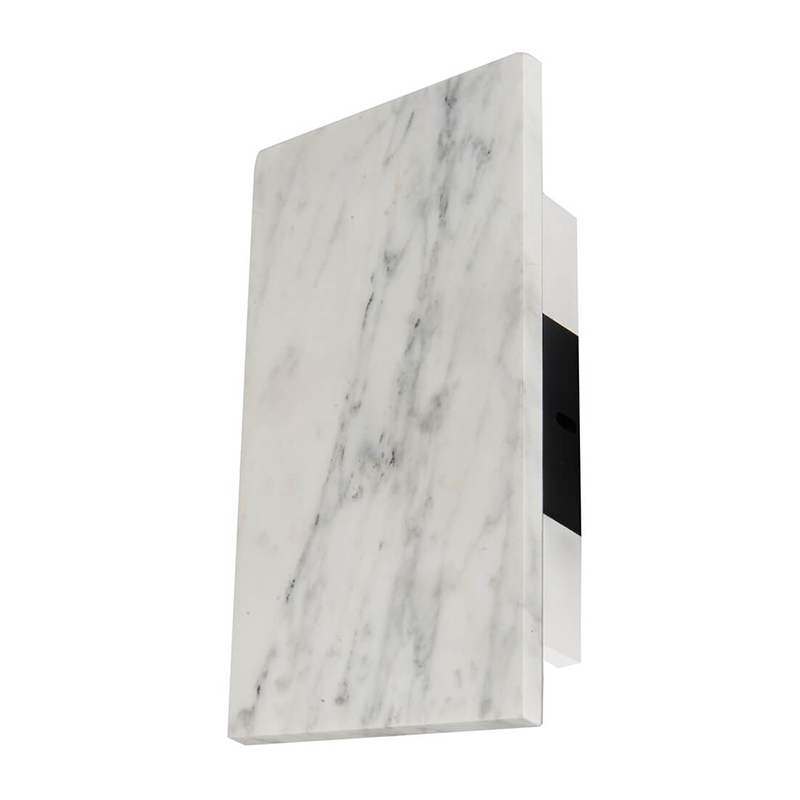 Бра Jordy Marble Slab Wall Lamp Черный Светло-серый Бра Jordy Marble Slab Wall Lamp Черный Светло-серый в Липецке | Loft Concept