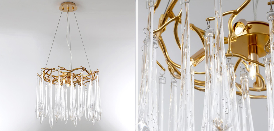 Люстра Crystal Rain Gold Люстра Crystal Rain Gold - Loft-Concept в Липецке