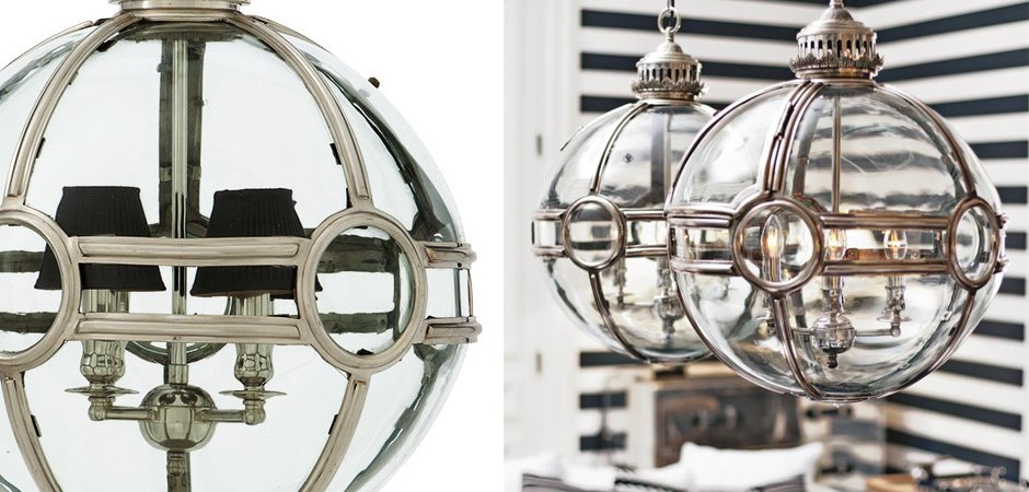 Люстра Lantern Hagerty Antique Silver - Loft-Concept в Липецке
