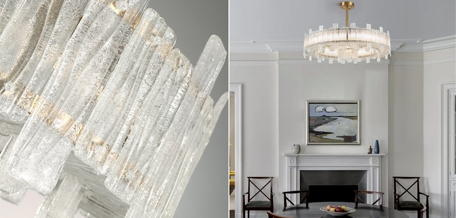 Люстра Circle Cogs Frosty Glass Люстра Circle Cogs Frosty Glass - Loft-Concept в Липецке