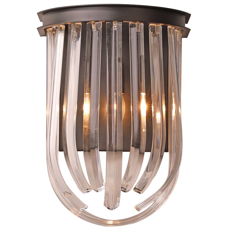 Бра RETRO FROZEN GLASS wall Lamp Черный Бра RETRO FROZEN GLASS wall Lamp Черный в Липецке | Loft Concept
