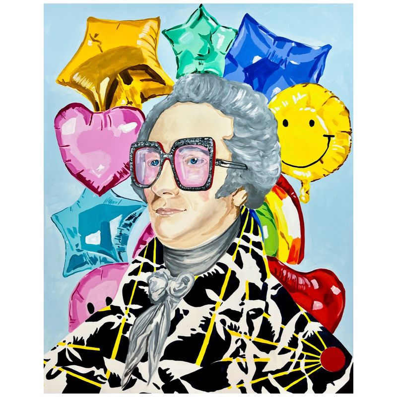 Картина Alexander Hamilton in Matisse Inspired Jacket on Mylar Balloons Мульти Картина Alexander Hamilton in Matisse Inspired Jacket on Mylar Balloons Мульти в Липецке | Loft Concept