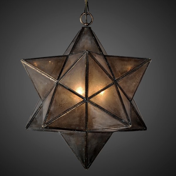 Подвесной светильник Star frosted glass 45 Металлик винтаж Подвесной светильник Star frosted glass 45 Металлик винтаж в Липецке | Loft Concept
