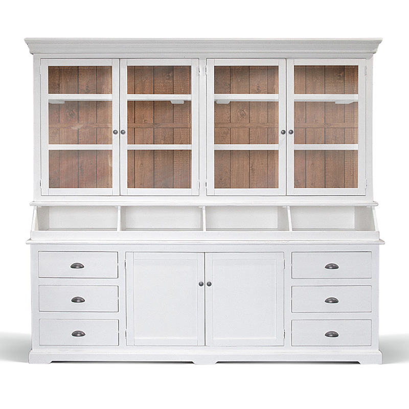 Шкаф Ruggerio Provence HARMONIE Glass Door big Белый Шкаф Ruggerio Provence HARMONIE Glass Door big Белый в Липецке | Loft Concept
