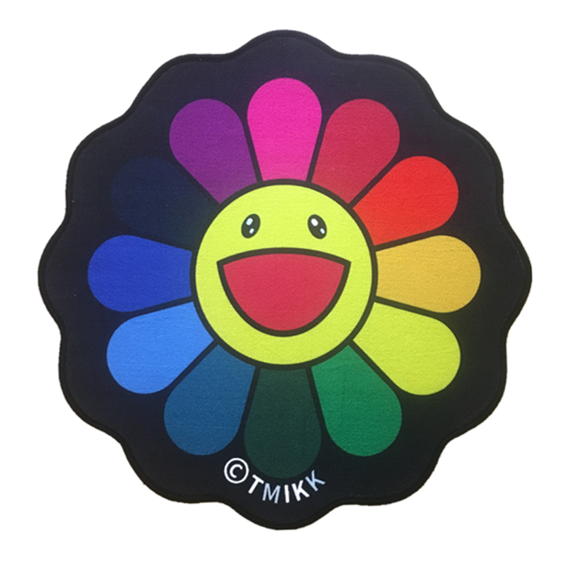 Коврик для прихожей улыбающийся цветок Takashi Murakami Мульти Коврик для прихожей улыбающийся цветок Takashi Murakami Мульти в Липецке | Loft Concept