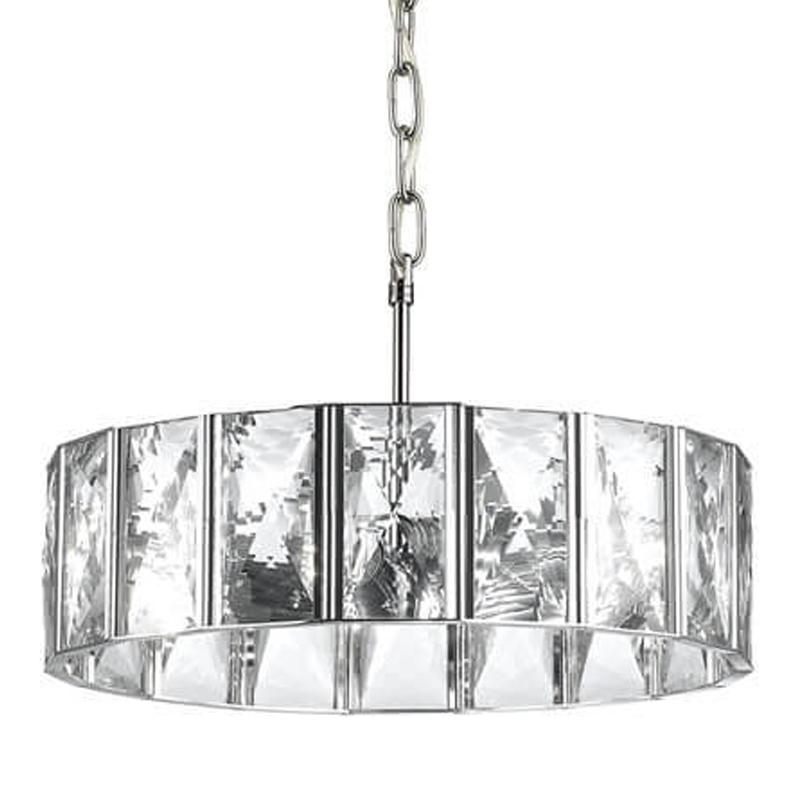 Люстра Tiers Crystal Light Chandelier Round Хром Прозрачный (Transparent) Люстра Tiers Crystal Light Chandelier Round Хром Прозрачный (Transparent) в Липецке | Loft Concept