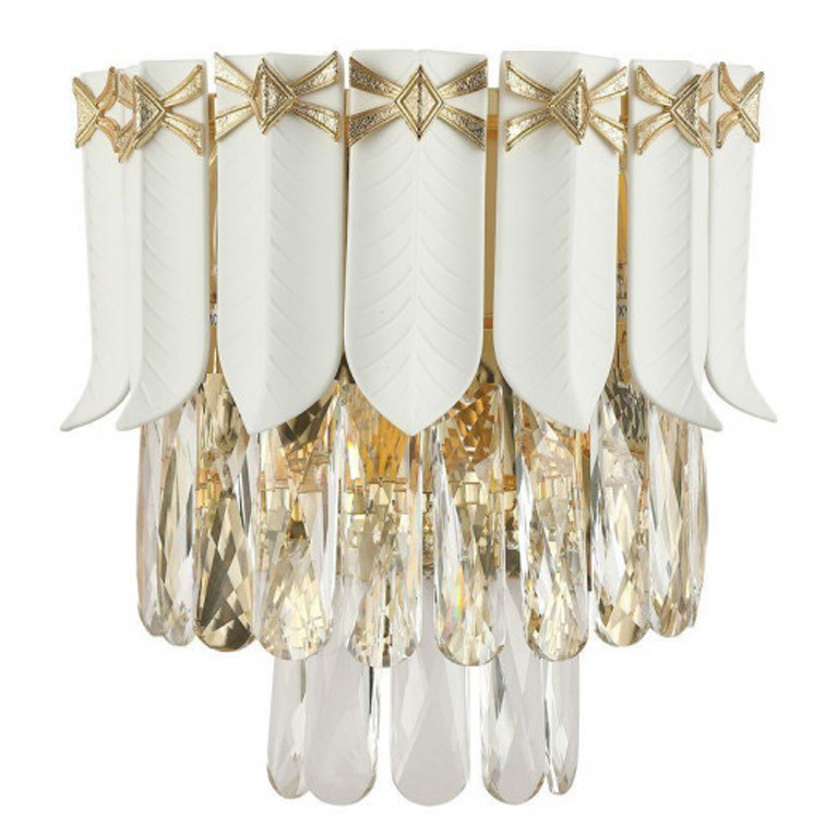 Бра Barcelo Wall Lamp Прозрачный Золотой Бра Barcelo Wall Lamp Прозрачный Золотой в Липецке | Loft Concept