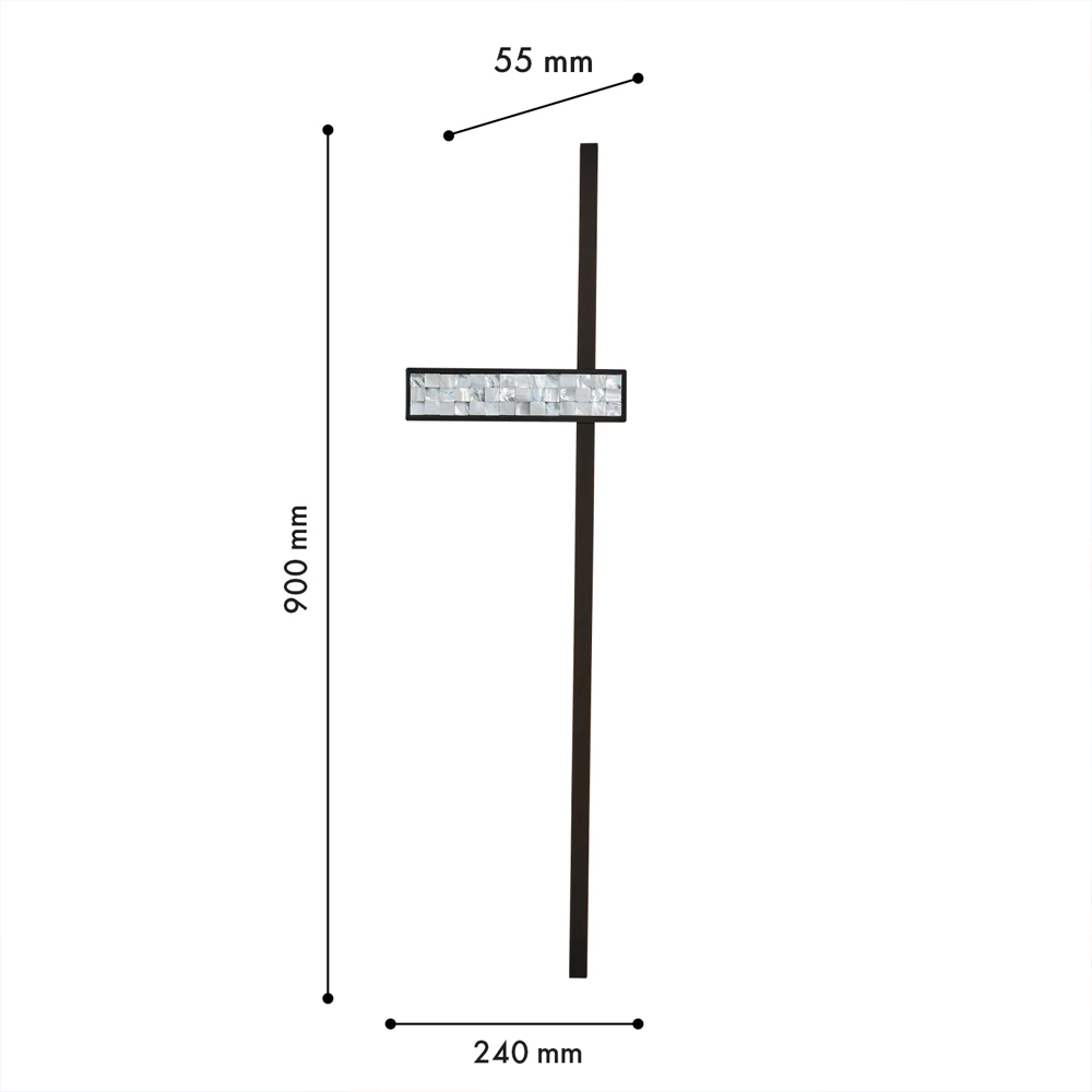 Бра с декором из перламутровой морской ракушки Touch of Marine Charm в Липецке