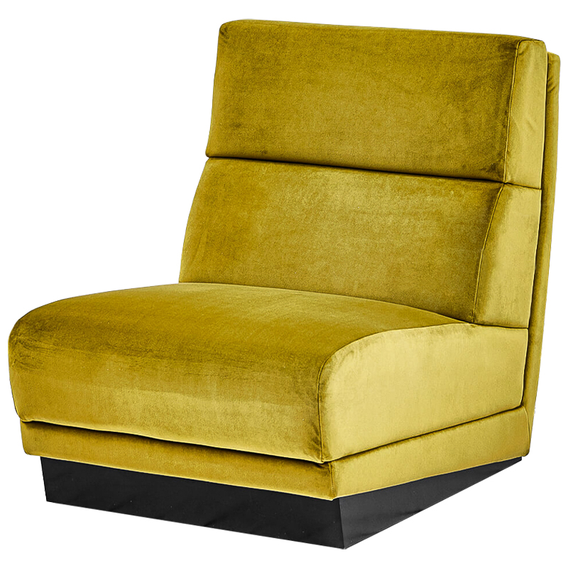 Кресло Berkeley Chair Mustard Горчичный Черный Кресло Berkeley Chair Mustard Горчичный Черный в Липецке | Loft Concept
