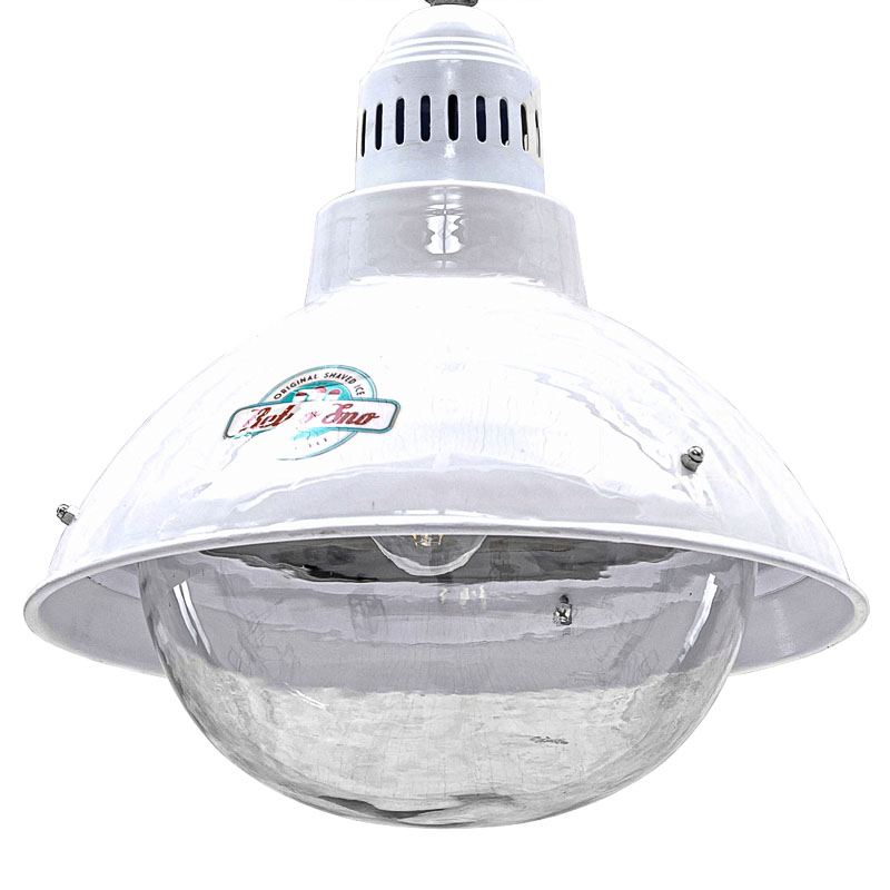Подвесной светильник Visor Loft White Pendant Белый Прозрачный Подвесной светильник Visor Loft White Pendant Белый Прозрачный в Липецке | Loft Concept