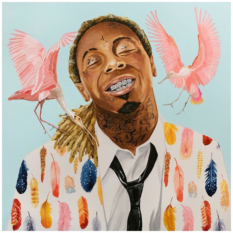 Картина Weezy with Feather Print Jacket and Spoonbills Мульти Картина Weezy with Feather Print Jacket and Spoonbills Мульти в Липецке | Loft Concept