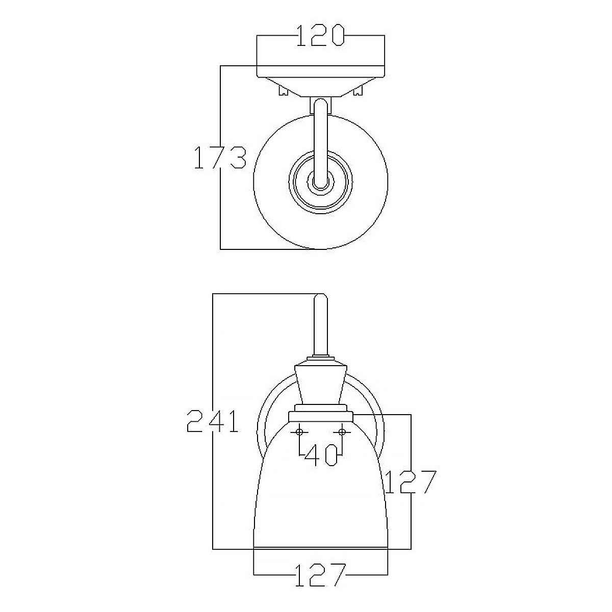 Бра с матовым ребристым плафоном в форме колокола Kichler в Липецке