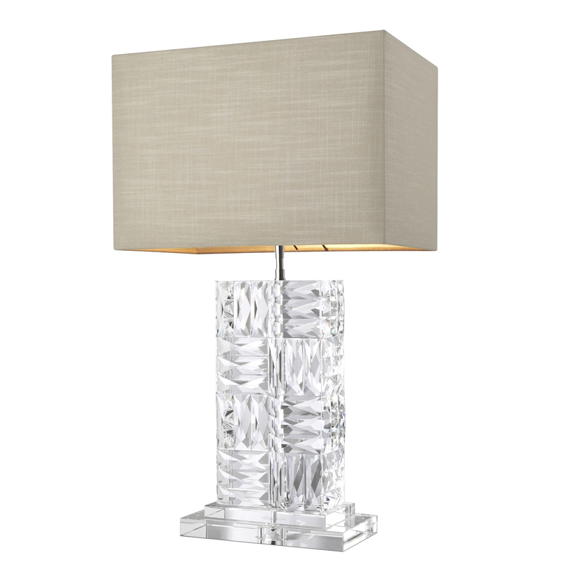 Настольная лампа Eichholtz Table Lamp Contemporary Прозрачный Бежевый Настольная лампа Eichholtz Table Lamp Contemporary Прозрачный Бежевый в Липецке | Loft Concept
