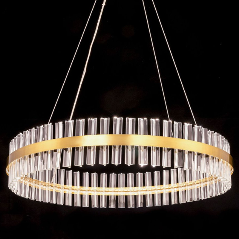 Круглая Люстра Кольцо Хрусталь диаметр 80 см RING Saturno Not Baroncelli Brass Латунь Прозрачное Стекло Круглая Люстра Кольцо Хрусталь диаметр 80 см RING Saturno Not Baroncelli Brass Латунь Прозрачное Стекло в Липецке | Loft Concept