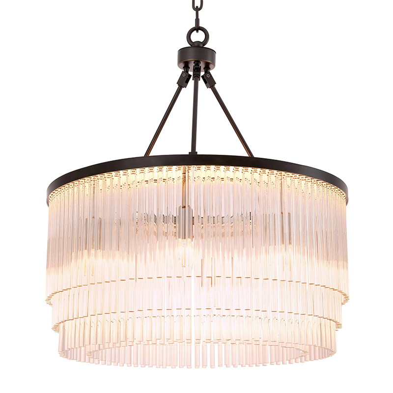 Люстра Eichholtz Chandelier Hector S Bronze Прозрачное Стекло Черный Темная бронза Люстра Eichholtz Chandelier Hector S Bronze Прозрачное Стекло Черный Темная бронза в Липецке | Loft Concept