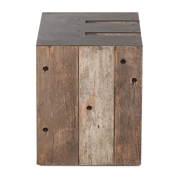Столик Wooden Alphabet E Side Table Коричневый Графит Столик Wooden Alphabet E Side Table Коричневый Графит в Липецке | Loft Concept