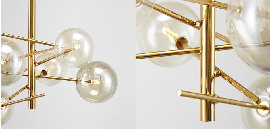 Люстра Bolle hanging lamp Gallotti & radice Люстра Bolle hanging lamp Gallotti & radice - Loft-Concept в Липецке