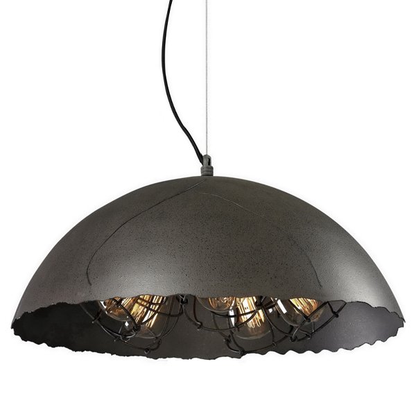 Подвесной светильник Uneven Edge Loft Pendant lamp 5 Графит Подвесной светильник Uneven Edge Loft Pendant lamp 5 Графит в Липецке | Loft Concept