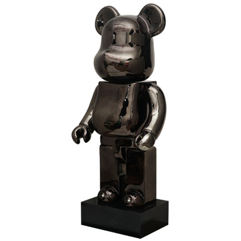 Статуэтка Bearbrick Black on stand Черный Статуэтка Bearbrick Black on stand Черный в Липецке | Loft Concept