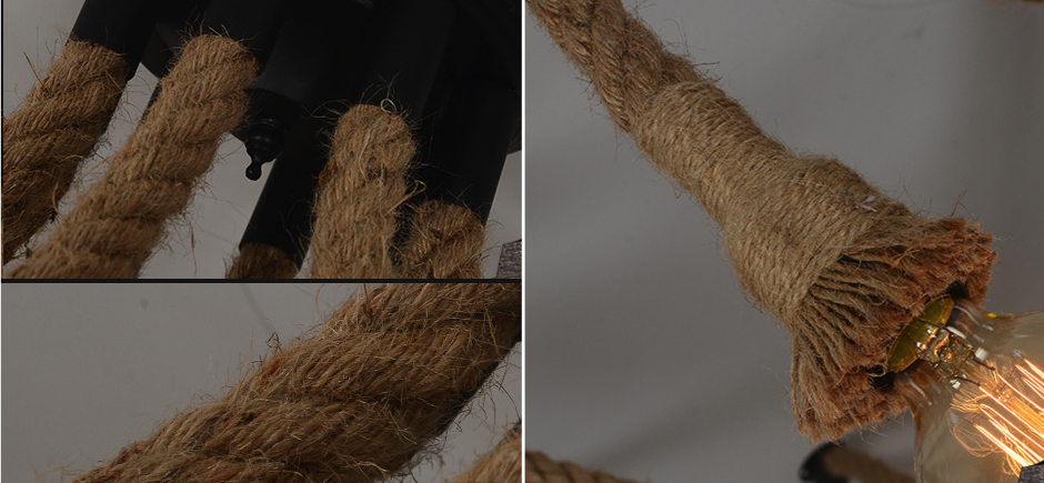 Подвесной светильник Rope Octopus Подвесной светильник Rope Octopus - Loft-Concept в Липецке