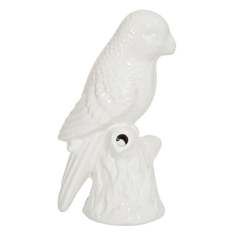 Фигурка керамика белый попугай Small Parrot Белый Фигурка керамика белый попугай Small Parrot Белый в Липецке | Loft Concept