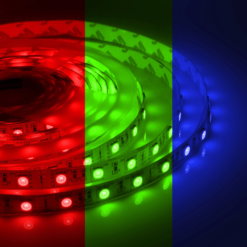 Комплект светодиодной ленты 7,2W/m 30LED/m 3528SMD разноцветный 5M Белый Комплект светодиодной ленты 7,2W/m 30LED/m 3528SMD разноцветный 5M Белый в Липецке | Loft Concept