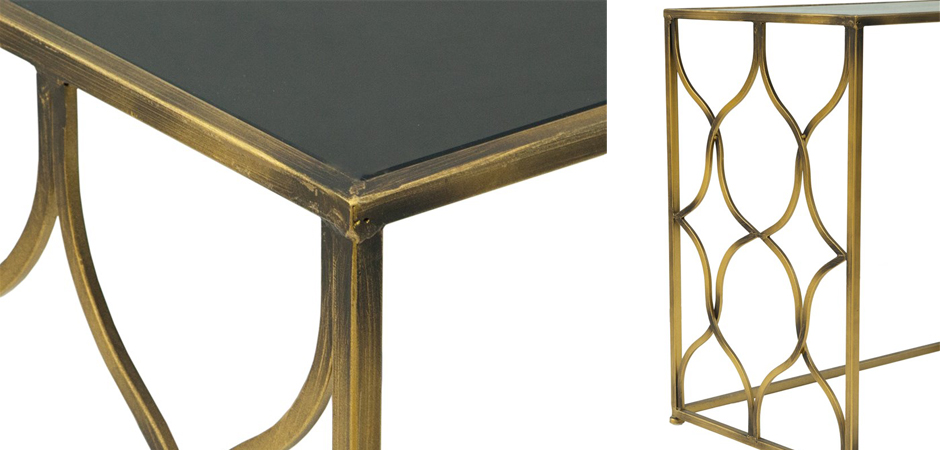 Консоль Golden Broken Rhombuses - Loft-Concept в Липецке