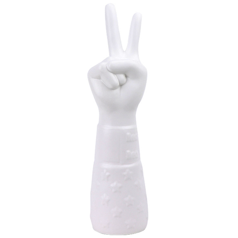 Статуэтка Jonathan Adler Peace Hand Sculpture Белый Статуэтка Jonathan Adler Peace Hand Sculpture Белый в Липецке | Loft Concept