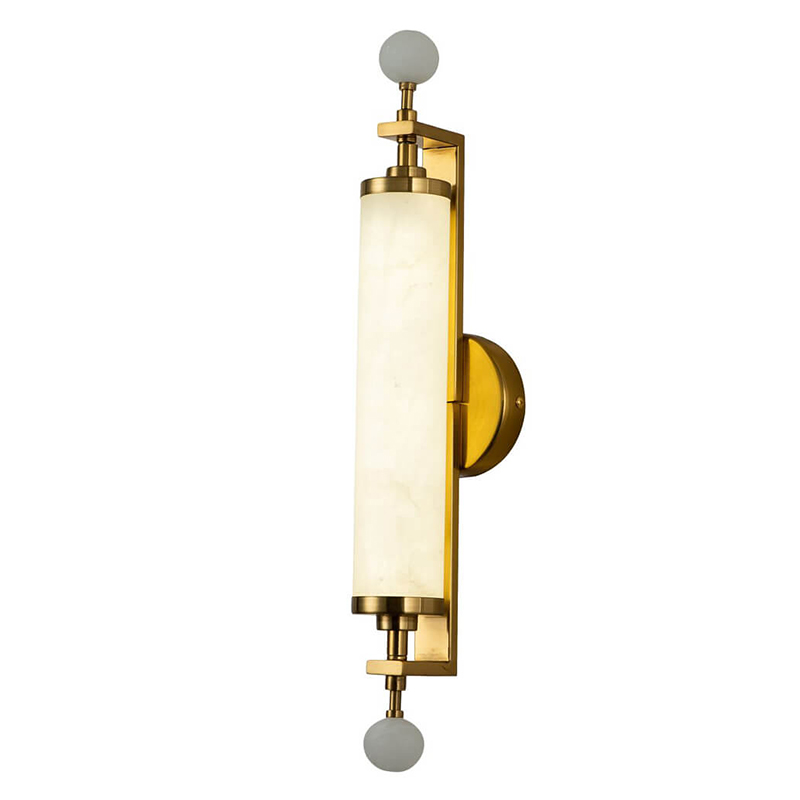 Бра Chantel Marble Wall Lamp S Латунь Белый Бра Chantel Marble Wall Lamp S Латунь Белый в Липецке | Loft Concept