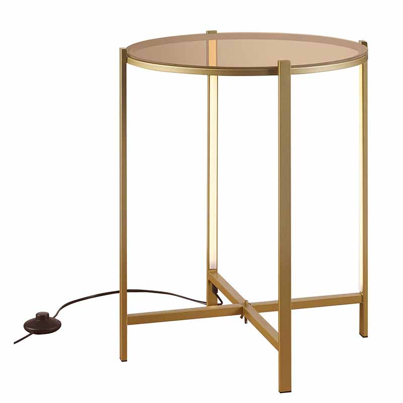 Приставной стол Galia Side Table Bronze LED Бронза Приставной стол Galia Side Table Bronze LED Бронза в Липецке | Loft Concept