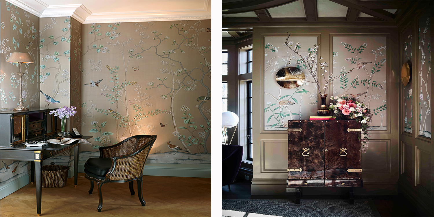 Обои ручная роспись Portobello Lead Grey - фото №1