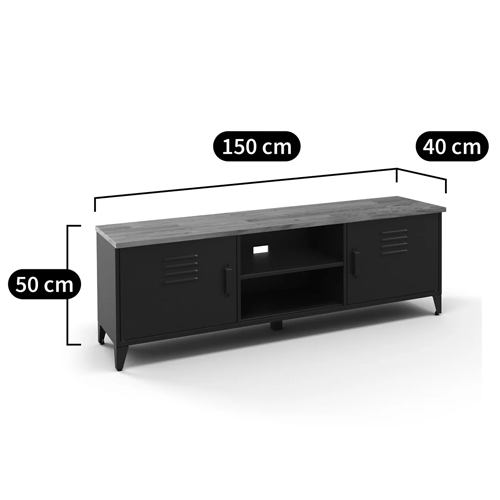 ТВ-тумба из металла и столешницей из массива дуба Metal Wood TV-Stand ТВ-тумба из металла и столешницей из массива дуба Metal Wood TV-Stand в Липецке