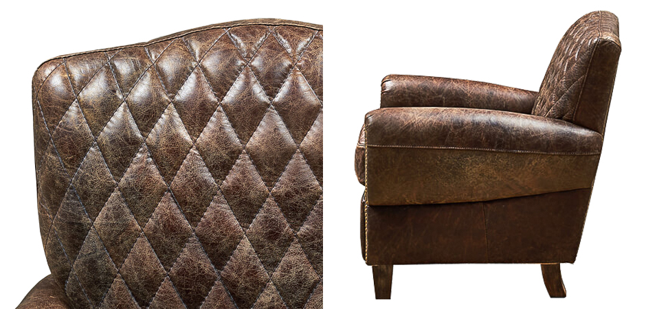 Кресло Jody Armchair Brown Leather - фото №1