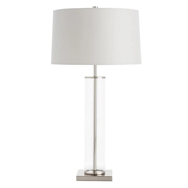 Настольная лампа Ticiana Glass Tube Table lamp Серебряный Настольная лампа Ticiana Glass Tube Table lamp Серебряный в Липецке | Loft Concept