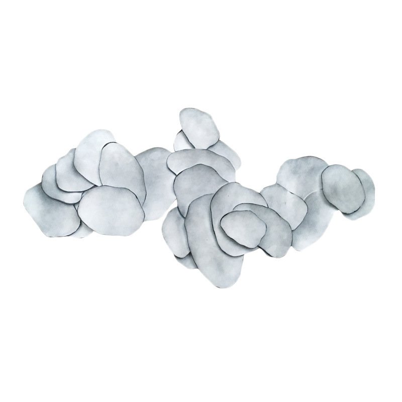 Арт-объект на стену Silver Blue Flakes Серо-голубой Арт-объект на стену Silver Blue Flakes Серо-голубой в Липецке | Loft Concept