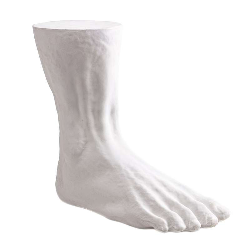 Приставной столик Seletti Сolossus Foot Белый Приставной столик Seletti Сolossus Foot Белый в Липецке | Loft Concept
