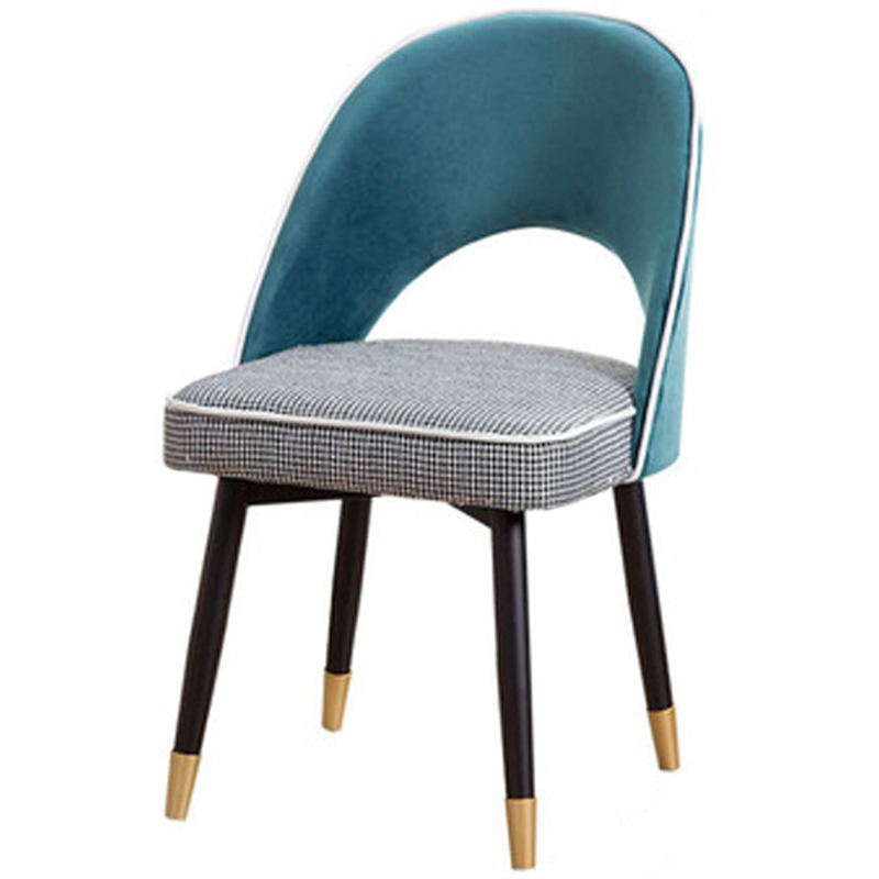 Стул Modern Chair Черно-белый Латунь Бирюзовый Стул Modern Chair Черно-белый Латунь Бирюзовый в Липецке | Loft Concept