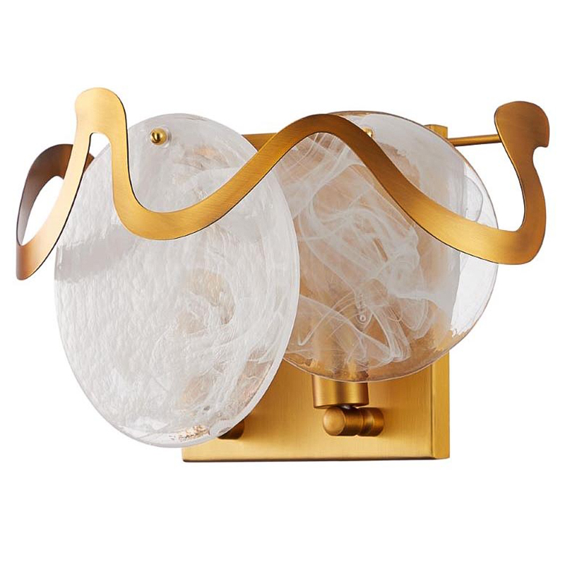 Бра Darden Wall Lamp Бронза Белый Бра Darden Wall Lamp Бронза Белый в Липецке | Loft Concept