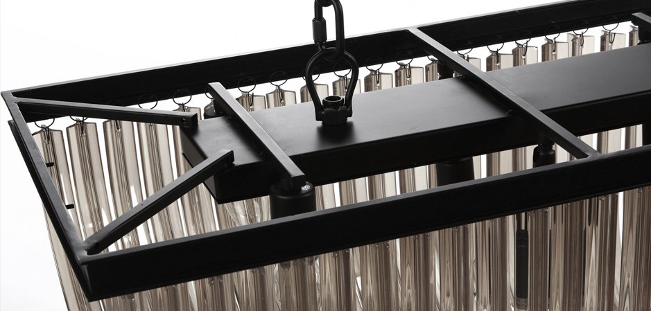 Люстра Retro Frozen Glass Chandelier 100 - фото №2