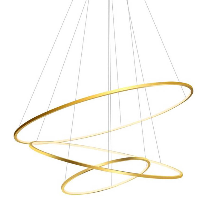 Люстра Три Кольца Ring Horizontal Quintet Gold 3 Золотой Люстра Три Кольца Ring Horizontal Quintet Gold 3 Золотой в Липецке | Loft Concept