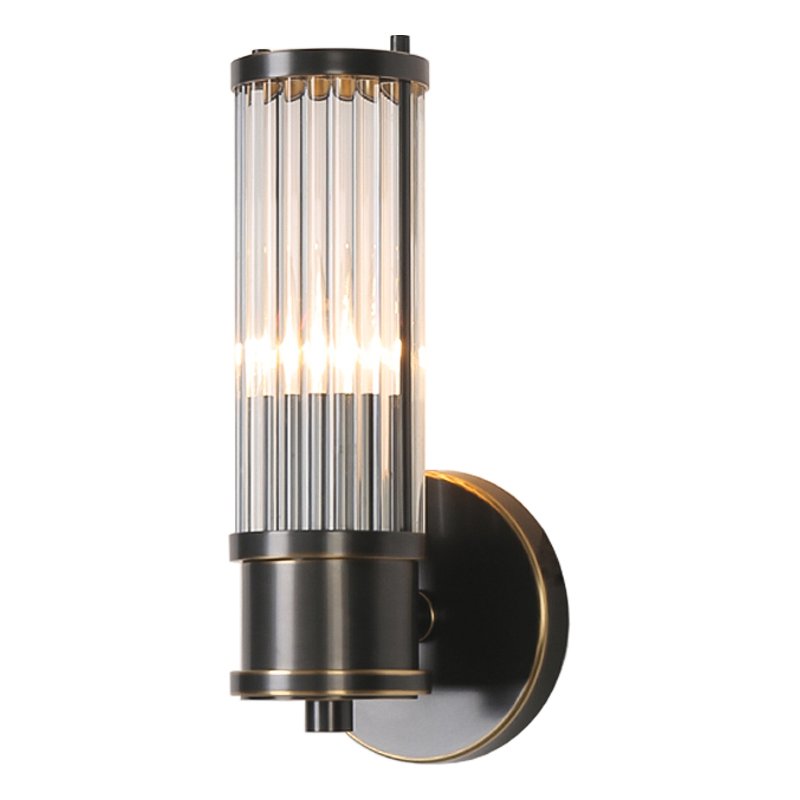 Ralph Lauren Бра Allen Single Sconce Темная бронза Прозрачный (Transparent) Ralph Lauren Бра Allen Single Sconce Темная бронза Прозрачный (Transparent) в Липецке | Loft Concept