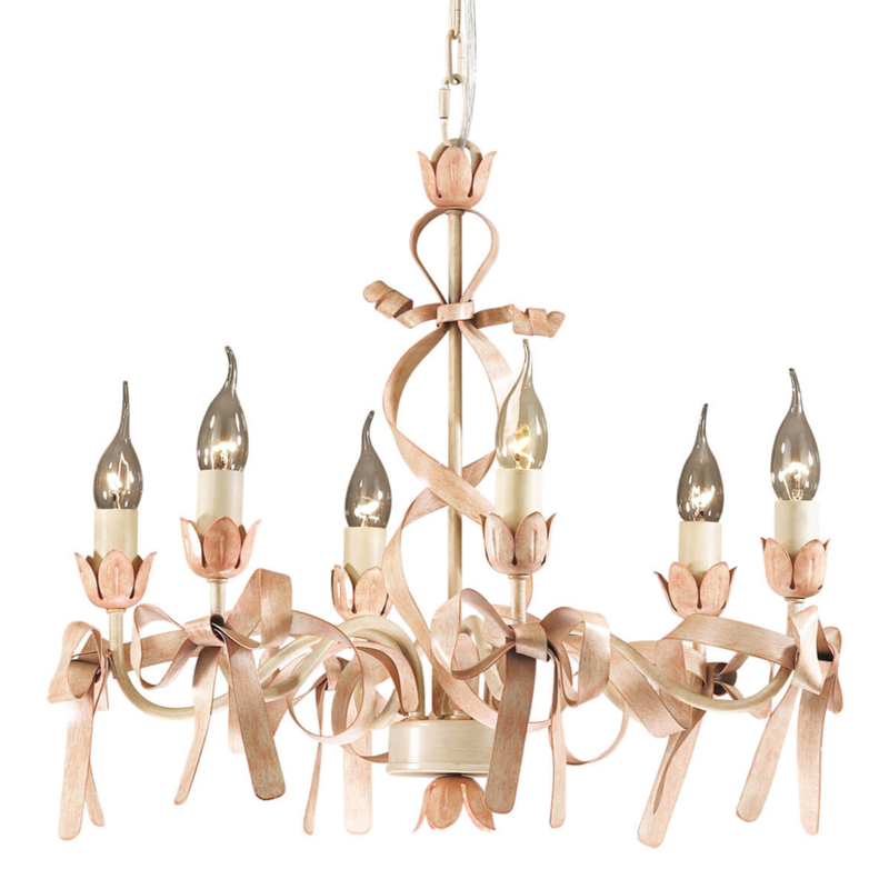 Люстра Kinder rosset 6 Dirty Rose Кремовый Люстра Kinder rosset 6 Dirty Rose Кремовый в Липецке | Loft Concept