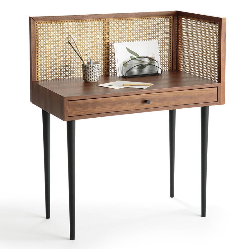 Рабочий стол Agnar Wicker Table Орех Рабочий стол Agnar Wicker Table Орех в Липецке | Loft Concept