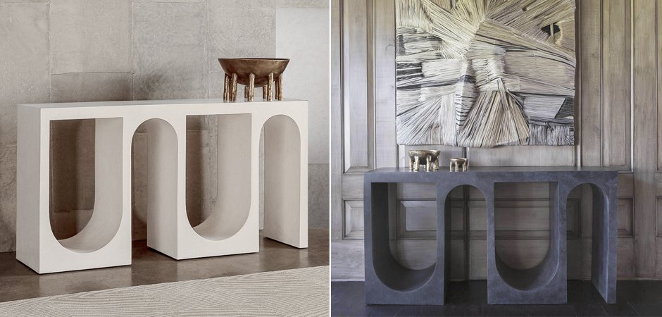 Консоль ROXBURY CONSOLE Grey Консоль ROXBURY CONSOLE Grey - Loft-Concept в Липецке