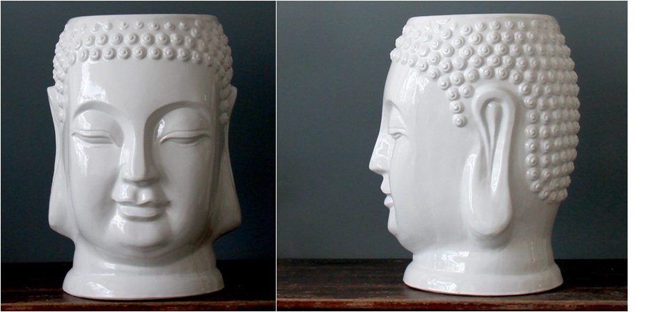 Керамический табурет White buddha Керамический табурет White buddha - Loft-Concept в Липецке