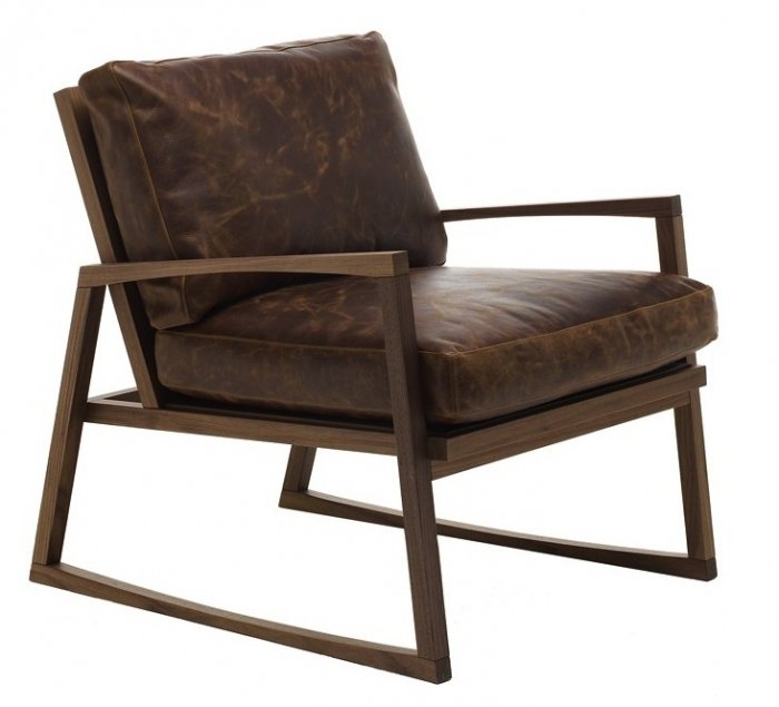 Кресло York armchair Коричневый Кресло York armchair Коричневый в Липецке | Loft Concept