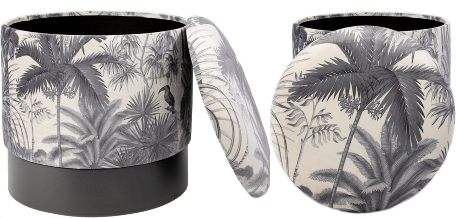 Пуф PUF Jungle Print plants&toucan small Пуф PUF Jungle Print plants&toucan small - Loft-Concept в Липецке